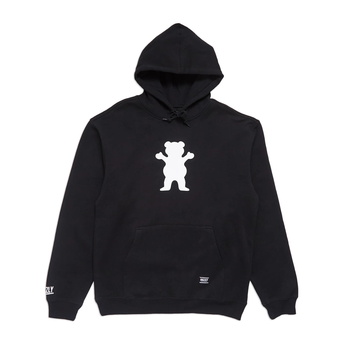 Grizzly Hug A Bear Hoodie - Black – wackshackuk