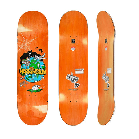 Polar Skate Co Board Planet Aaron Herrington Pro Orange - 8.5”