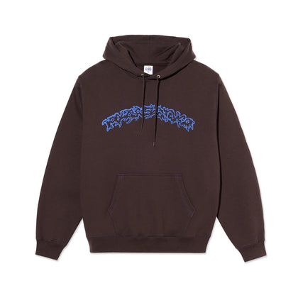 Polar Skate Co. Contrast Dave Hoodie - Chocolate