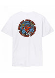 Santa Cruz Roskopp Monster Strip Tee - White